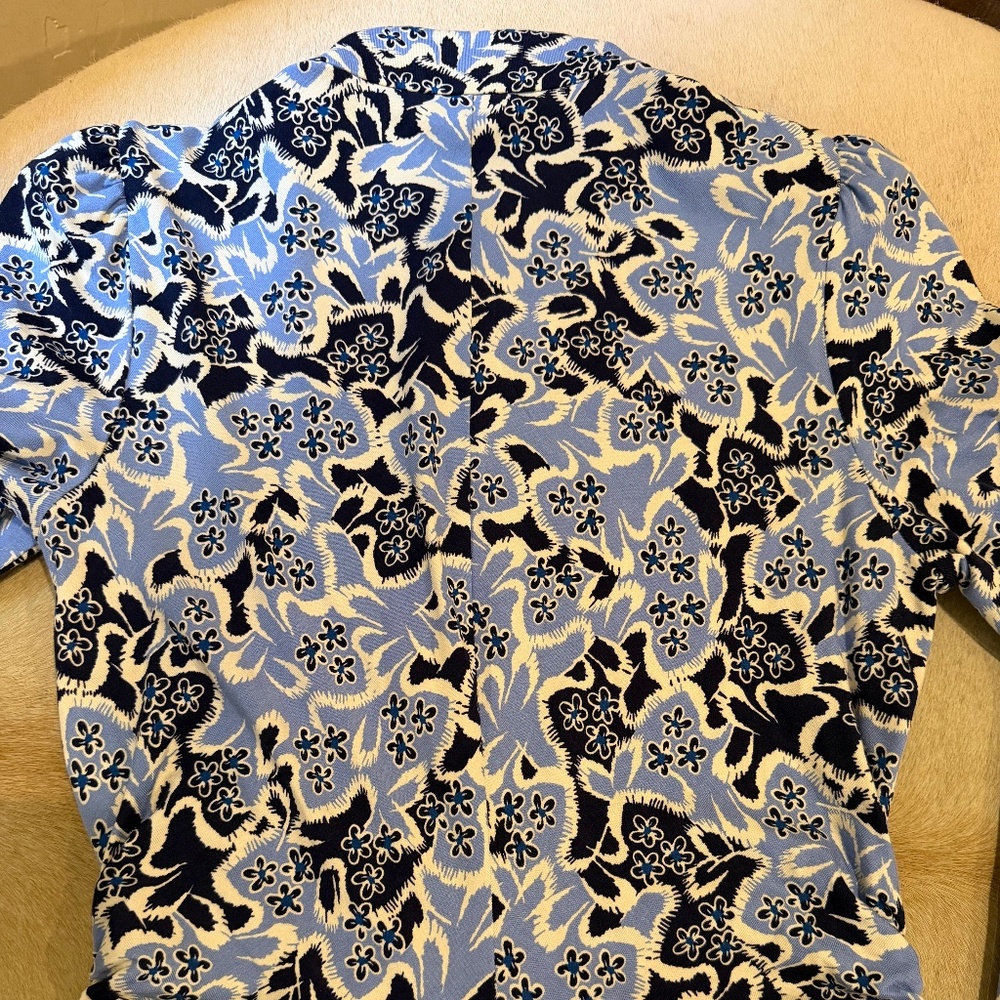 ME+EM Graphic Ribbon Floral Print Midi Dress - Picture 11 of 12